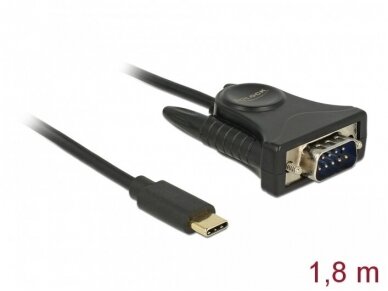 USB-C keitiklis į RS232 DB9M