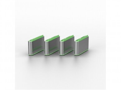 USB-C lizdo blokatorius, raktas ir 4 blokatoriai, žalias 1