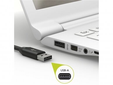 USB kabelis A kištukas - micro B kištukas 1m, juodas 2