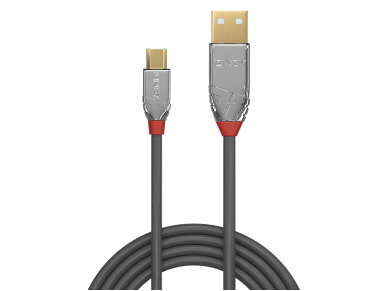 USB kabelis A - micro B 0.5m CROMO Line 1