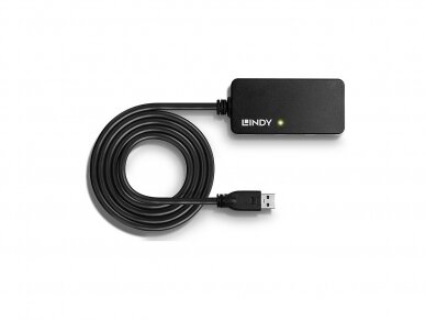 USB3.0 ilgiklis 10m su stiprinimu ir 4portų  šakotuvu PRO 2