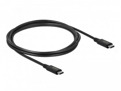 USB4 C kabelis 20Gbps 100W 2m 1