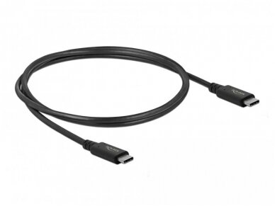 USB4 C kabelis 40Gbps 100W 0.8m 1