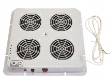 Ventiliatorių blokas, 4 ventiliatoriai su  termostatu