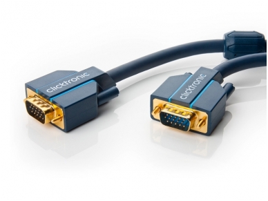VGA kabelis 15M-15M 20m, 2560x1600, Clicktronic